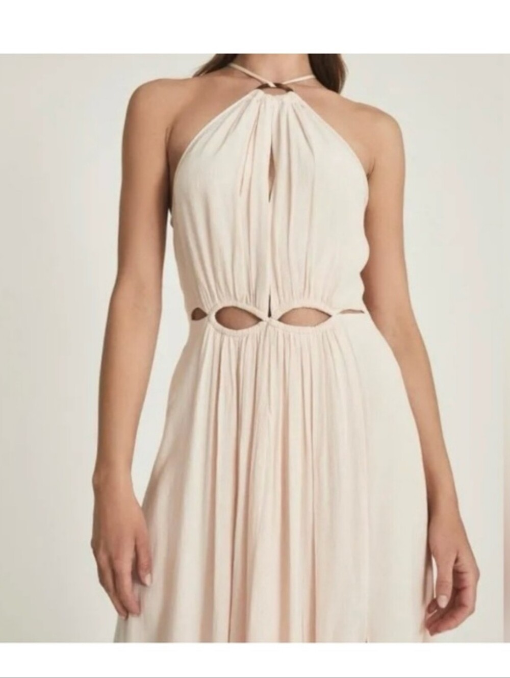 NWT REISS Marta Pink Resort Cut Detail Dress Size 8 295$ msrp - Picture 5 of 11